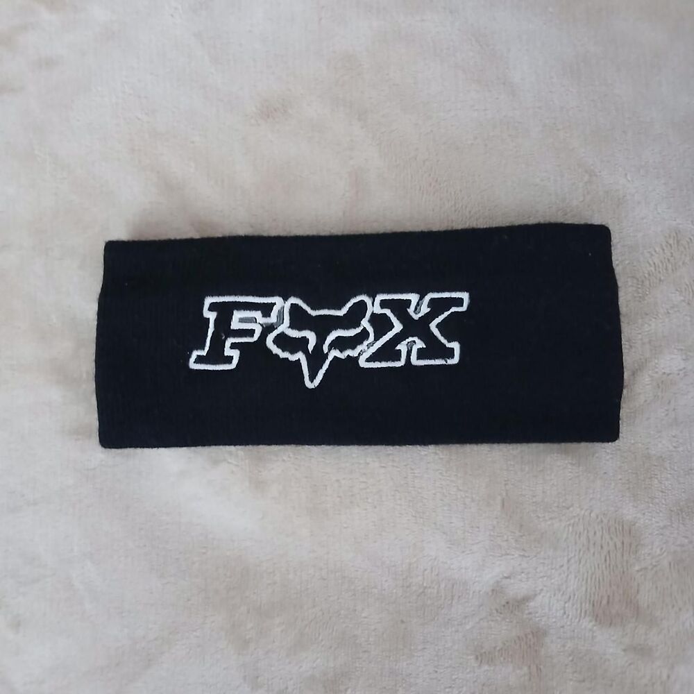 Rare Y2K Vintage Fox Racing Embroidered Sweatband Headband One Size Streetwear